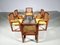 Art Deco Teak Dining Chairs, France, 1950s, Set of 6 4