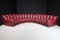 Modulares Ds-600 Snake Sofa aus Bordeaux Leder von Ueli Berger für De Sede, 1970er, 18er Set 3