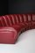Modulares Ds-600 Snake Sofa aus Bordeaux Leder von Ueli Berger für De Sede, 1970er, 18er Set 7