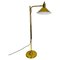 Brass Adjustable Floor Lamp, Germany, 1970s, Image 1