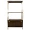 Steel and Teak Office Shelf from ICF Padova, Italy, 1970s, Image 1