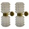 Mid-Century Hand Crafted Murano Glass Sconces, Italy, 1960s, Set of 2 1