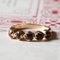 Vintage 18k Gold Ring with Garnets, 1940s 2