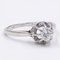 Solitaire Ring in 18k White Gold with a Diamond, 1960s, Image 2