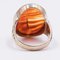 Vintage 8k Yellow Gold Ring with Carnelian, 1970s 4