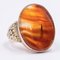 Vintage 8k Yellow Gold Ring with Carnelian, 1970s, Image 2