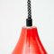 Early 20th Century Red Lacquered Metal Ceiling Lamp, Image 7