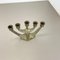 Brutalist Sculptural Brass Candleholder, Germany, 1970s 4