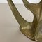 Brutalist Sculptural Brass Candleholder, Germany, 1970s 12