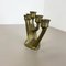 Brutalist Sculptural Brass Candleholder, Germany, 1970s 3