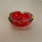 Red Murano Glass Bowl or Ashtray, Italy, 1970s 4