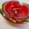 Red Murano Glass Bowl or Ashtray, Italy, 1970s 7