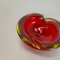 Red Murano Glass Bowl or Ashtray, Italy, 1970s 5