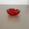Red Murano Glass Bowl or Ashtray, Italy, 1970s 2