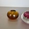 Bubble Structure Bowls or Ashtrays in Murano Glass, Italy, 1970s, Set of 2 4