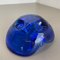 Cuenco o cenicero de cristal de Murano azul claro, años 70, Imagen 14