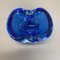 Light Blue Murano Glass Bowl or Ashtray, Italy, 1970s 11