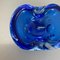 Light Blue Murano Glass Bowl or Ashtray, Italy, 1970s 9