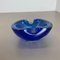 Light Blue Murano Glass Bowl or Ashtray, Italy, 1970s 4