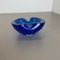 Light Blue Murano Glass Bowl or Ashtray, Italy, 1970s 5