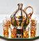 Vasos de licor de cristal de Murano y decantador con bandeja, 1938. Juego de 10, Imagen 6