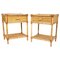 Bedside Tables in Bamboo and Rattan, Italy, 1970s, Set of 2 3