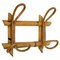 Mid-Century Rattan and Bamboo Coat Rack Stand, Italy, 1960s, Image 1