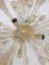 Murano Glas Sputnik Kronleuchter mit goldenen Lufttropfen und goldenem Metallrahmen von Simoeng 6