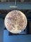 Sphère Blanc Laiteux en Verre de Murano avec Murrine Marron et Beige de Simoeng 8