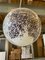 Milky-White Kugel aus Murano Stil Glas mit braunem und beigem Murrine von Simoeng 6
