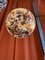 Petite Sphère Blanc Laiteux en Verre Style Murano avec Murrine Multicolore de Simoeng 4
