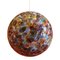 Milky-White Sphere in Murano Style Glass with Multicolored Murrine from Simoeng 1