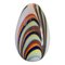 White Egg Lamp in Murano Style Glass with Multicolored Reeds from Simoeng 1