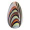 White Egg Lamp in Murano Style Glass with Multicolored Reeds from Simoeng, Image 1