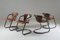 Cognac Leather Dining Chairs, Italy, Set of 4 13