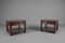 Art Deco Bedside Tables in Mahogany, 1940s, Set of 2 1