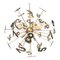 Handmade Brass Numbers Sputnik Chandelier from Simoeng 1