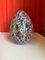 Floral Multicolor Murano Style Glass Egg Small Table Lamp from Simoeng 7