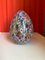 Florale Mehrfarbige Murano Glas Egg Tischlampe von Simoeng 7
