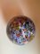 Florale Mehrfarbige Murano Glas Egg Tischlampe von Simoeng 3