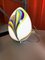 Murano Glas Mehrfarbige Reeds White Egg Lampe von Simoeng 6