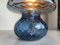 Blaues Murano Glas mit Ballotton Lampe von Simoeng 7