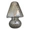 Lámpara de mesa estilo Murano de humo ahumado con lámpara Ballotton con procesamiento de diamantes de Simoeng, Imagen 1