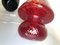 Rotes Murano Glas mit Diamantschliff Ballotton Lampe von Simoeng 3