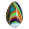 White Egg Small Lamp in Murano Style Multicolored Glass from Simoeng 1