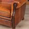 20th Century Dutch 2-Seater Sheepskin Leather Sofa 9