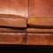 20th Century Dutch 2-Seater Sheepskin Leather Sofa 19