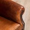 20th Century Dutch 2-Seater Sheepskin Leather Sofa 11