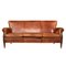 20th Century Dutch 2-Seater Sheepskin Leather Sofa 1