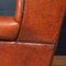 20th Century Dutch Sheepskin Leather Wingback Chairs, Set of 2 22